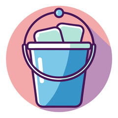 ice-bucket icon design