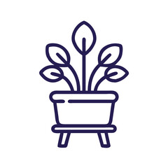 indoor plant icon design