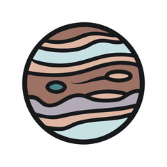 Jupiter icon design © Al Rafi
