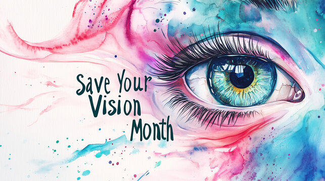 Save Your Vision Month, illustration