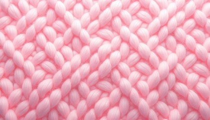 Textured background of soft pink knitted fibers creating a warm and inviting ambiance