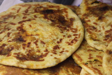 Fresh Moroccan Stuffed Bread, Aghroum Ntdount, Amazigh Bread