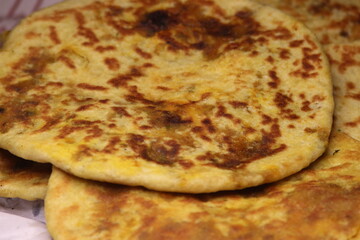 Fresh Moroccan Stuffed Bread, Aghroum Ntdount, Amazigh Bread