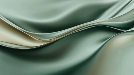 Obraz premium Abstract digital art piece that appears to be a close-up of a fabric or a sheet of paper. the fabric is flowing in different directions, creating a wave-like pattern.