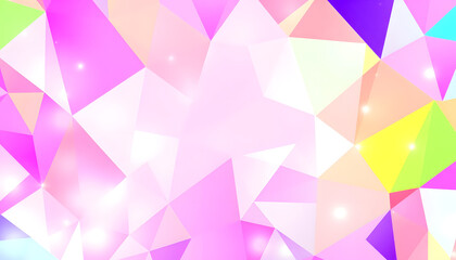 Abstract bright colorful geometric background , with white tonespng