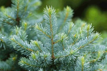 Fototapeta premium Lush Green Pine Close-Up
