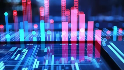 A detailed view of a tablet on a factory floor showcasing graphs and charts that depict reduced transportation distances and enhanced efficiency due to reshoring efforts.