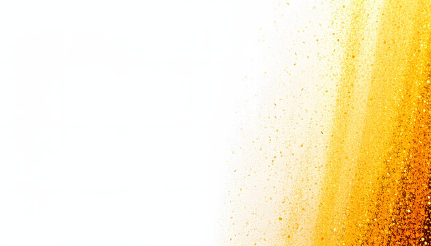 Gold dust falling down, behing the white background , with white tonespng
