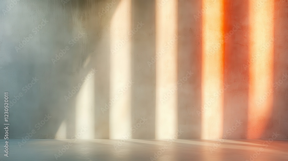 Poster a vibrant interplay of light and shadow creates a dynamic atmosphere, highlighted by colorful beams 