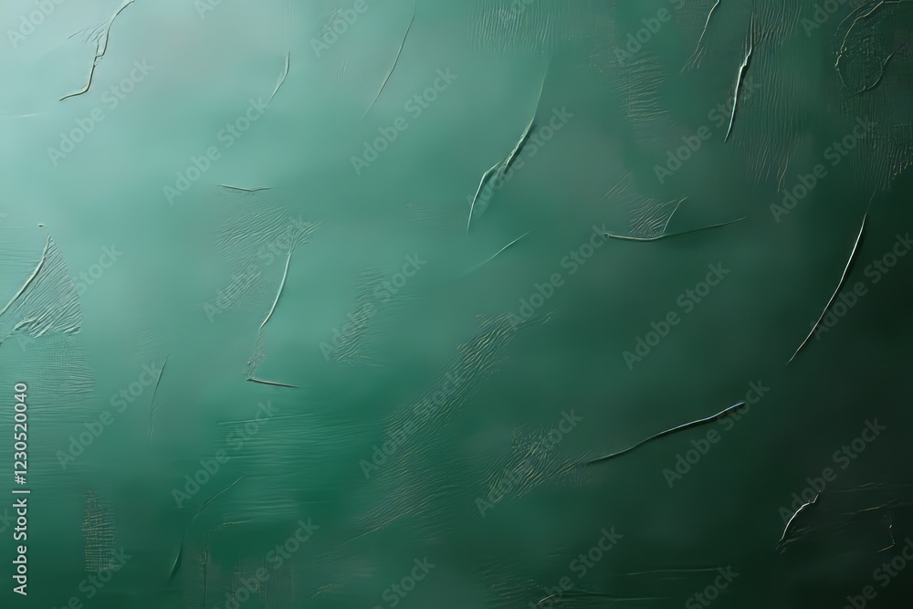 Poster abstract teal textured background with brush strokes and lines.