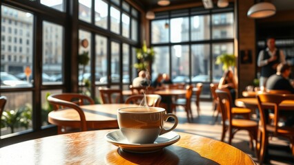 Fototapeta premium cafe in the city