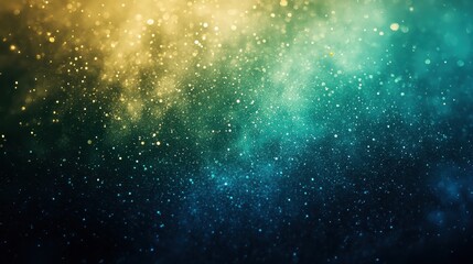 Naklejka premium Glittering luminous background with soft bokeh effect, blending shimmering lights and creating enchanting magical atmosphere for creative design projects