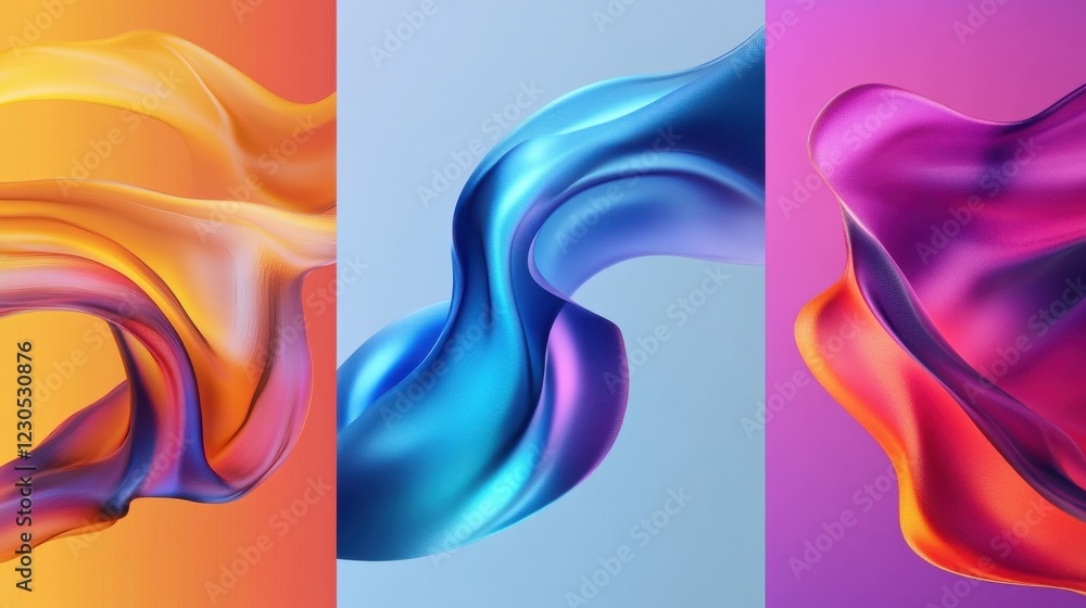 Poster website menu bar abstract concept vector illustration set. guides, faq and support landing page sect