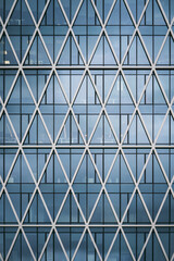 Modern Glass and Steel Facade