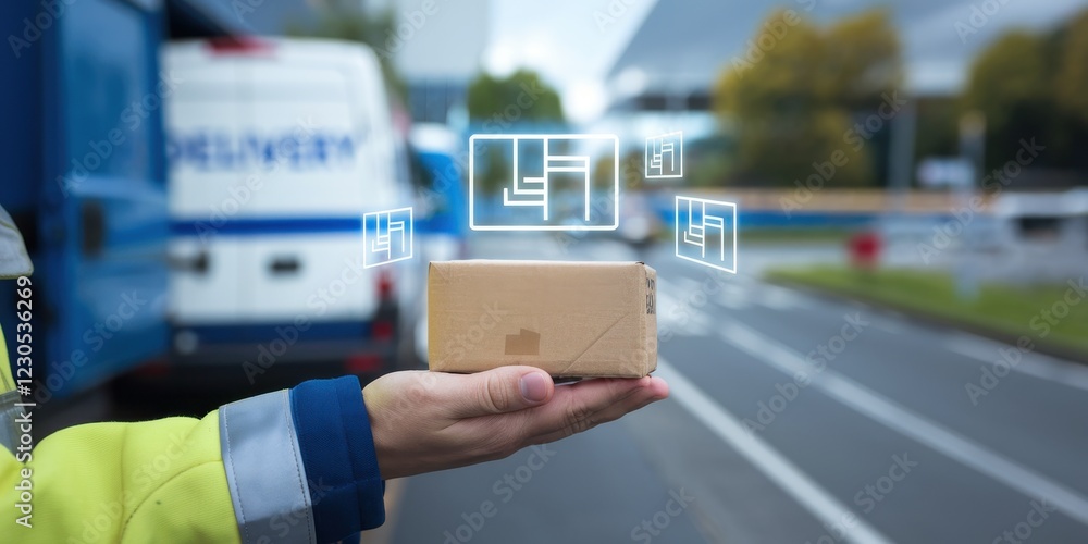 Poster global delivery tracking system: innovative package monitoring solution