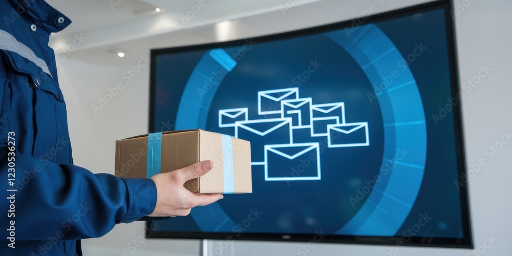 Aufkleber efficient delivery and email network synchronization: a modern logistics solution