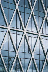 Fototapeta premium Modern Glass and Steel Facade
