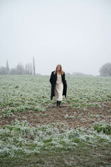 cozy, warm, serene, calm, peaceful, winter, frosty, misty, natural, reflective, tranquil, soothing,...