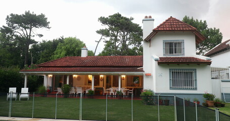 Backyard home house exterior