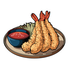 Crispy Tempura Shrimp with Dipping Sauce