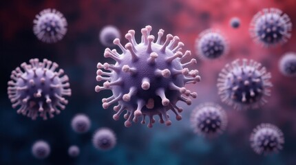 Fototapeta premium Intricate Structures of Viral Clusters: C2 Emphasis