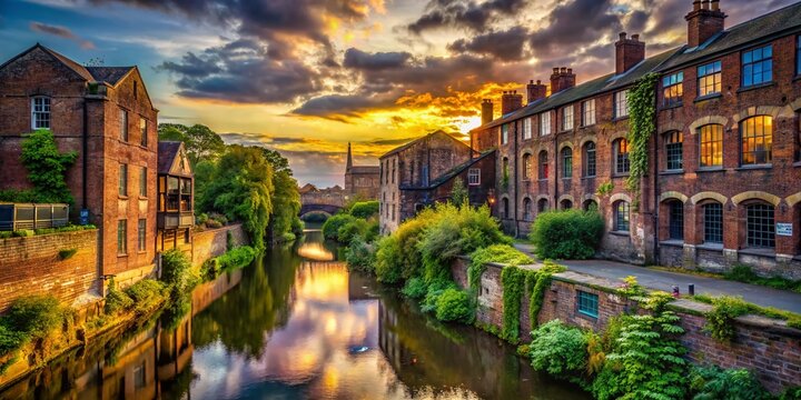 York's River Foss: Urban Exploration Photography - Historic Old Town, North Yorkshire, England, UK