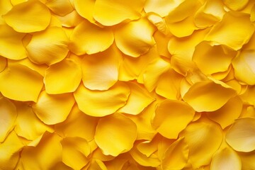 Radiant Yellow Rose Petals Background