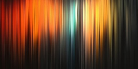Abstract Vertical Lines of Warm and Cool Colors - Dynamic Background Texture