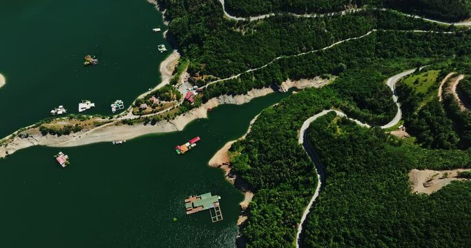 River Meandre Vacation Spot Water Sports Fishing Paddling Aerial Orbit