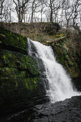 Sgwd Clun-Gwyn Waterfall Brecon Beacons