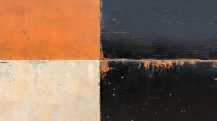 Naklejka premium Abstract Geometric Texture Background Brown Black Beige Wall