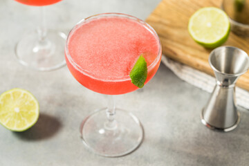 Refreshing Cold Vodka Cosmopolitan Martini