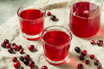 Cold Refreshing Healthy Cranberry Juice