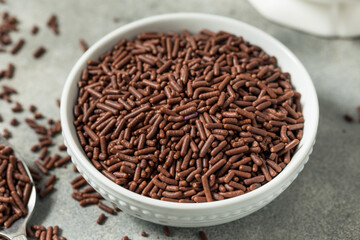 Dawrk Brown Chocolate Candy Sprinkles