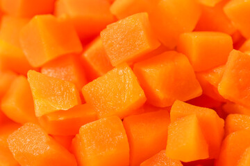 Healthy Organic Steamed Frozen Carrots