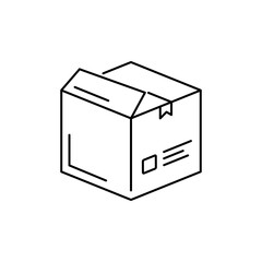 Outline Small Package icon, indicating that it is a gift or small item package.