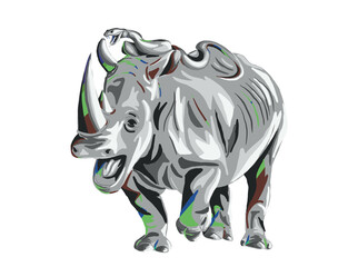 O Rinoceronte e a Serpente Vingativa / The Rhino and the Vengeful Serpent