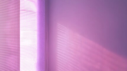 Abstract Purple Wall with Light and Shadow Patterns