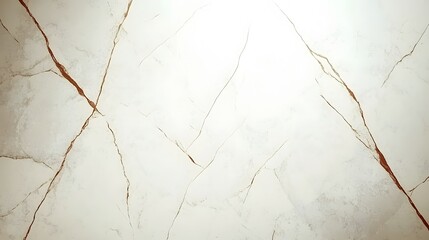 Abstract White Marble Texture with Brown Veins Background