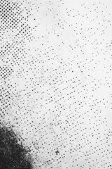 Abstract Halftone Dotted Texture Background - Grayscale Design Element