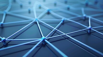 The Alluring Allure of a Captivating Blue Line - Segment Technology Background