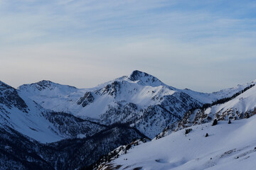 montagnes hiver