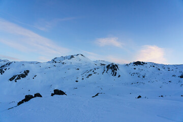 montagnes hiver