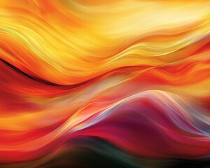 Fototapeta premium Abstract vibrant colorful wave patterns.