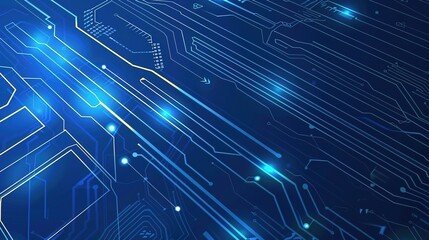 The Alluring Allure of a Captivating Blue Line - Segment Technology Background