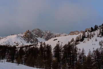 montagne neige
