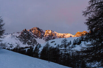 montagne neige