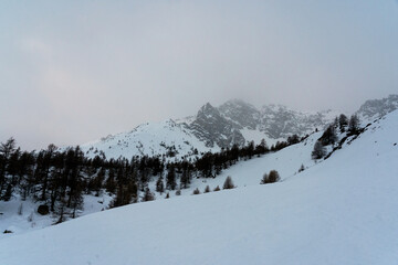 montagne neige