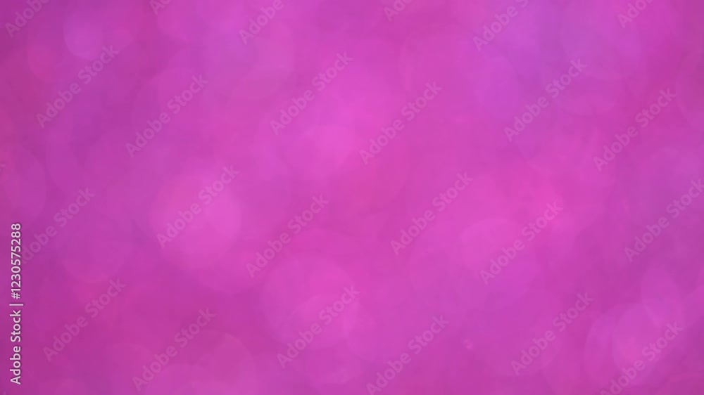 Poster vivid pink, almost fuschia bokeh floating around creating a soft and vibrant background