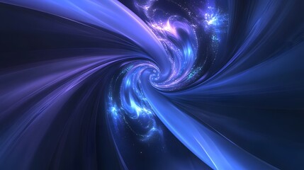 Fototapeta premium Abstract Cosmic Swirl Nebula Galaxy Spiral Background